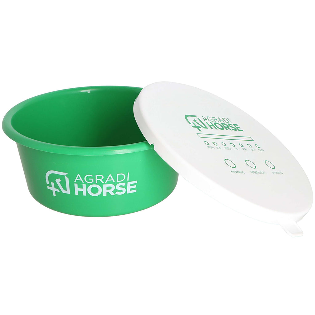 Agradi Horse Mangeoire avec Couvercle Vert