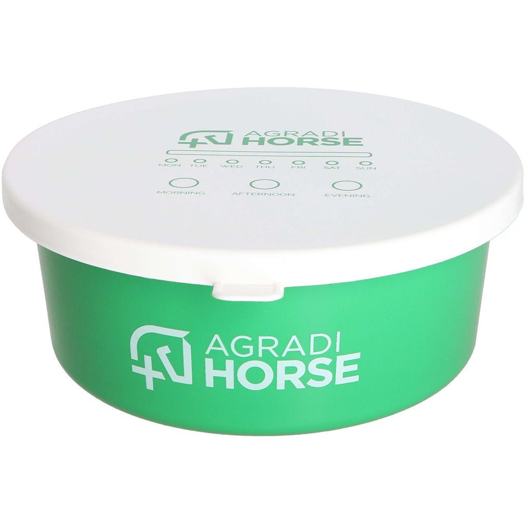 Agradi Horse Mangeoire avec Couvercle Vert