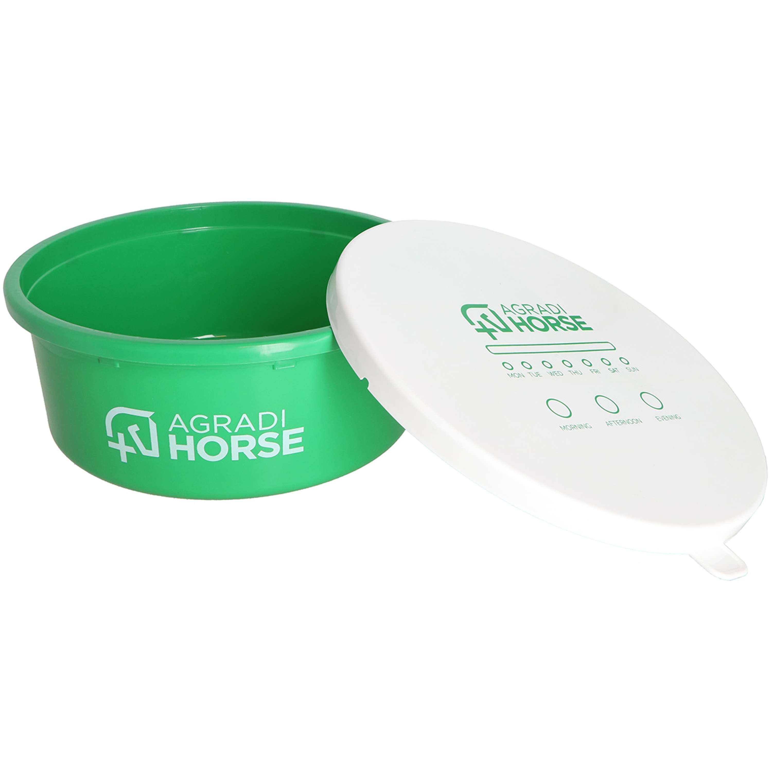 Agradi Horse Mangeoire avec Couvercle Vert