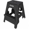 Agradi Horse Tabouret/Marche-Pied Pliant Noir