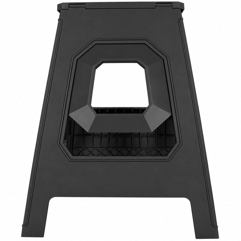 Agradi Horse Tabouret/Marche-Pied Pliant Noir
