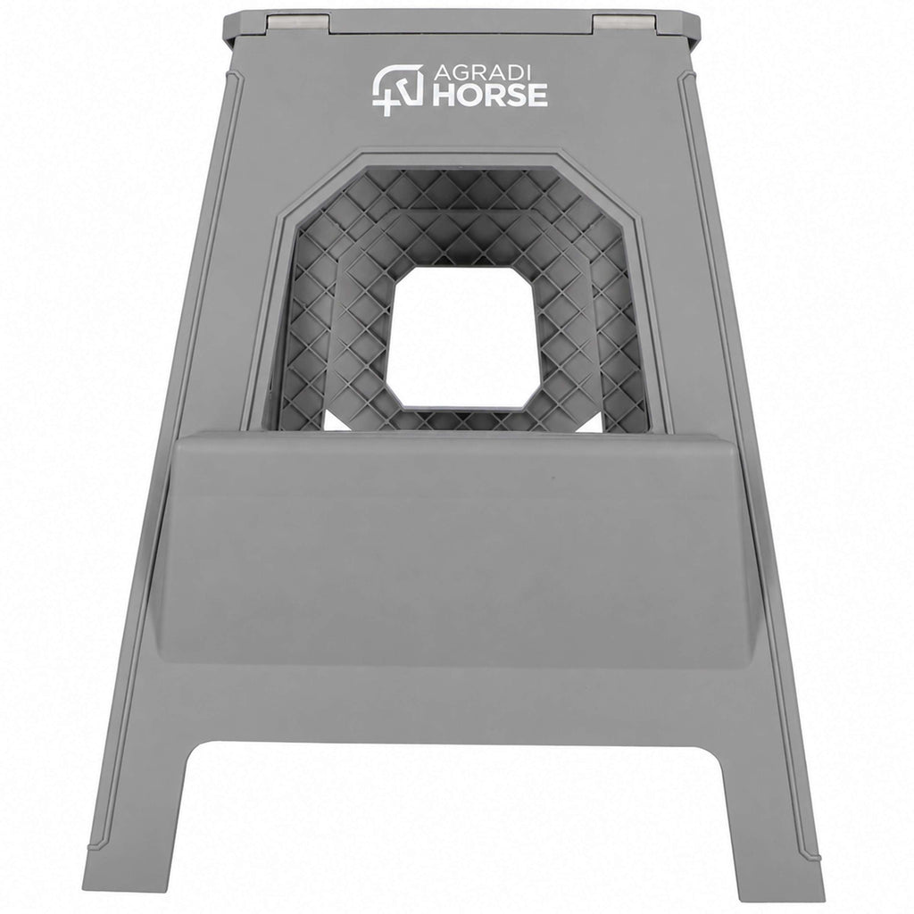 Agradi Horse Tabouret/Marche-Pied Pliant Gris