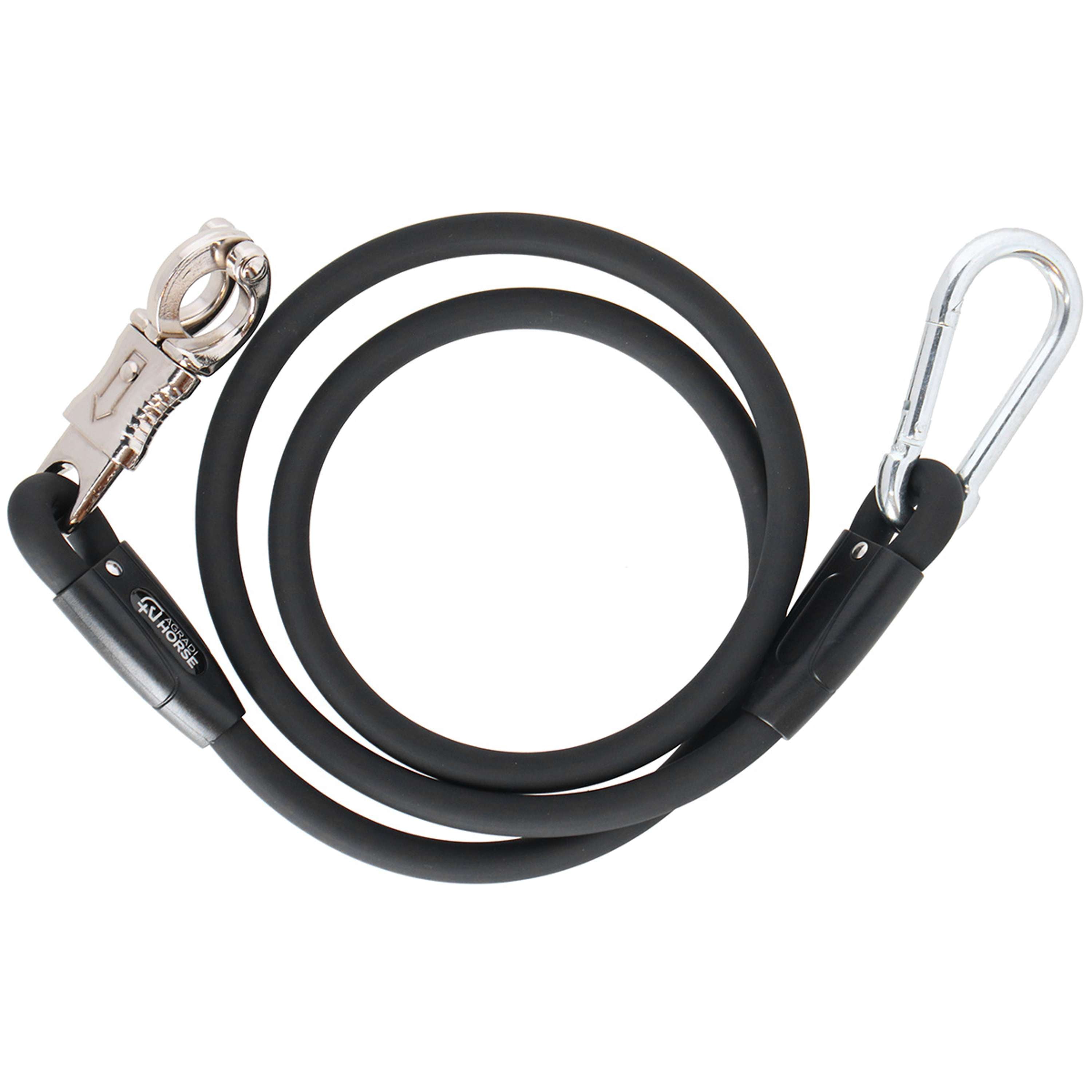 Agradi Horse Chaîne d'Attache Silicone Noir
