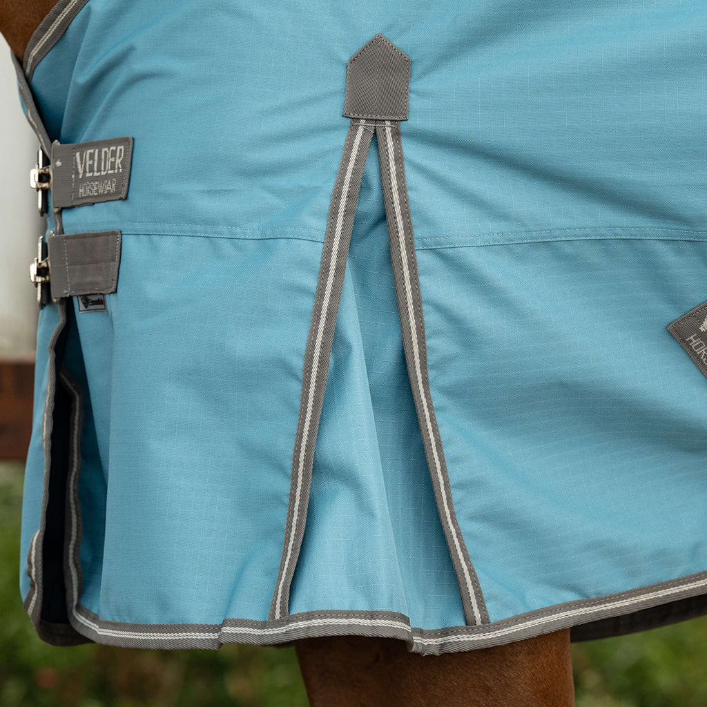 Velder Horsewear Essentials Ripstop Turnout Rug 600D 0g Aqua Blue