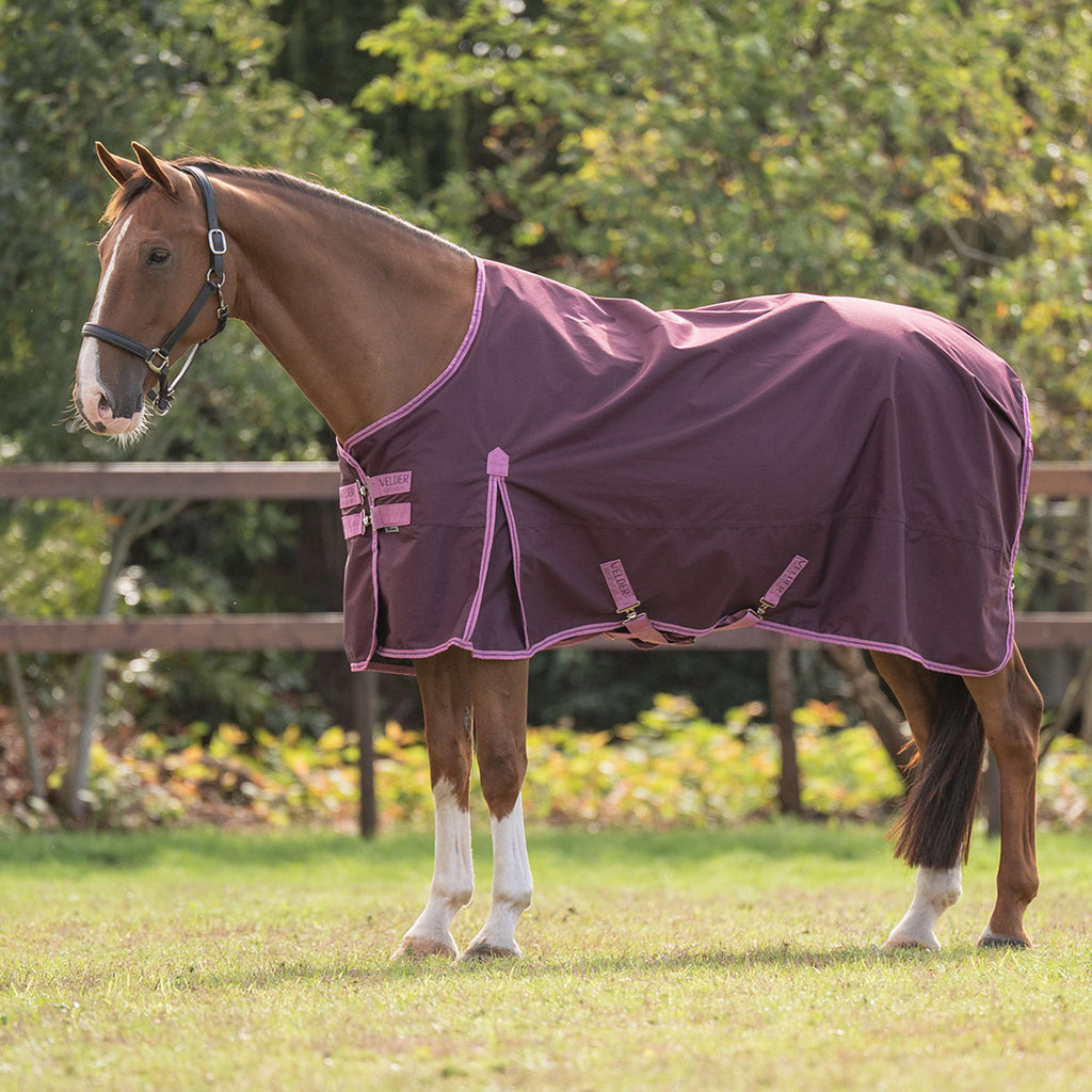 Velder Horsewear Essentials Ripstop Turnout Rug 600D 0g Plum Brown
