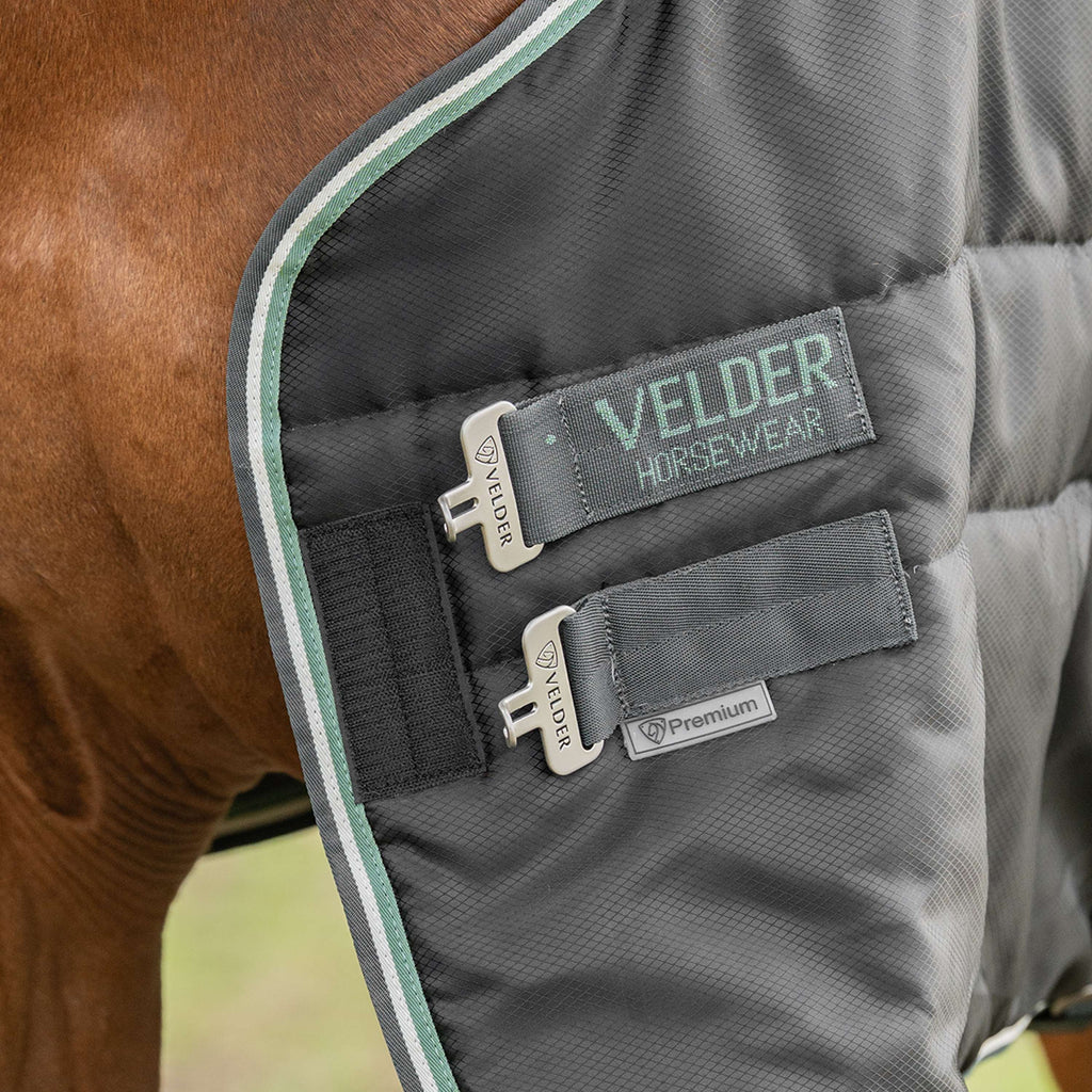 Velder Horsewear Premium Couverture d'Écurie 210D Diamond Ripstop 100g Night Forest