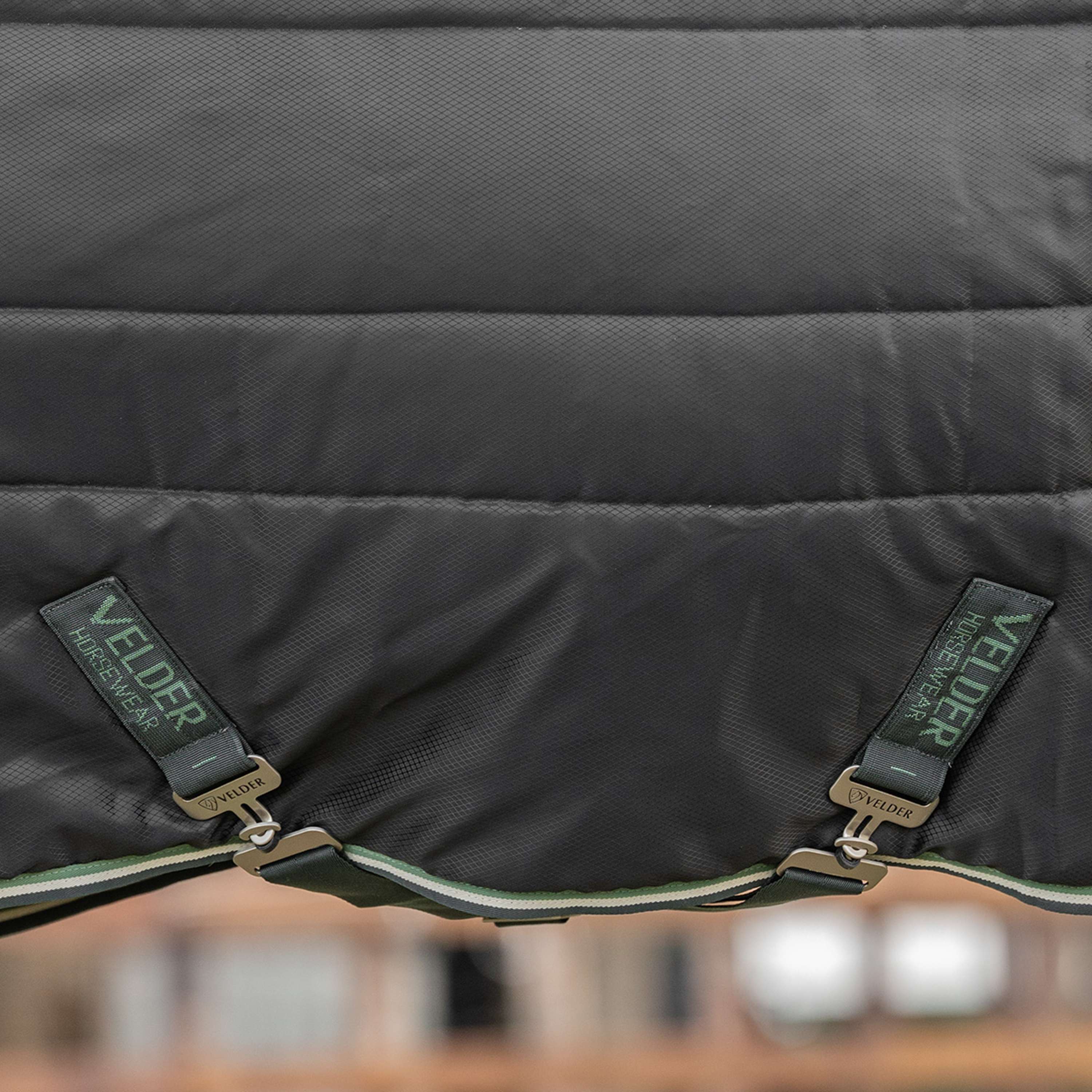 Velder Horsewear Premium Couverture d'Écurie 210D Diamond Ripstop 100g Night Forest
