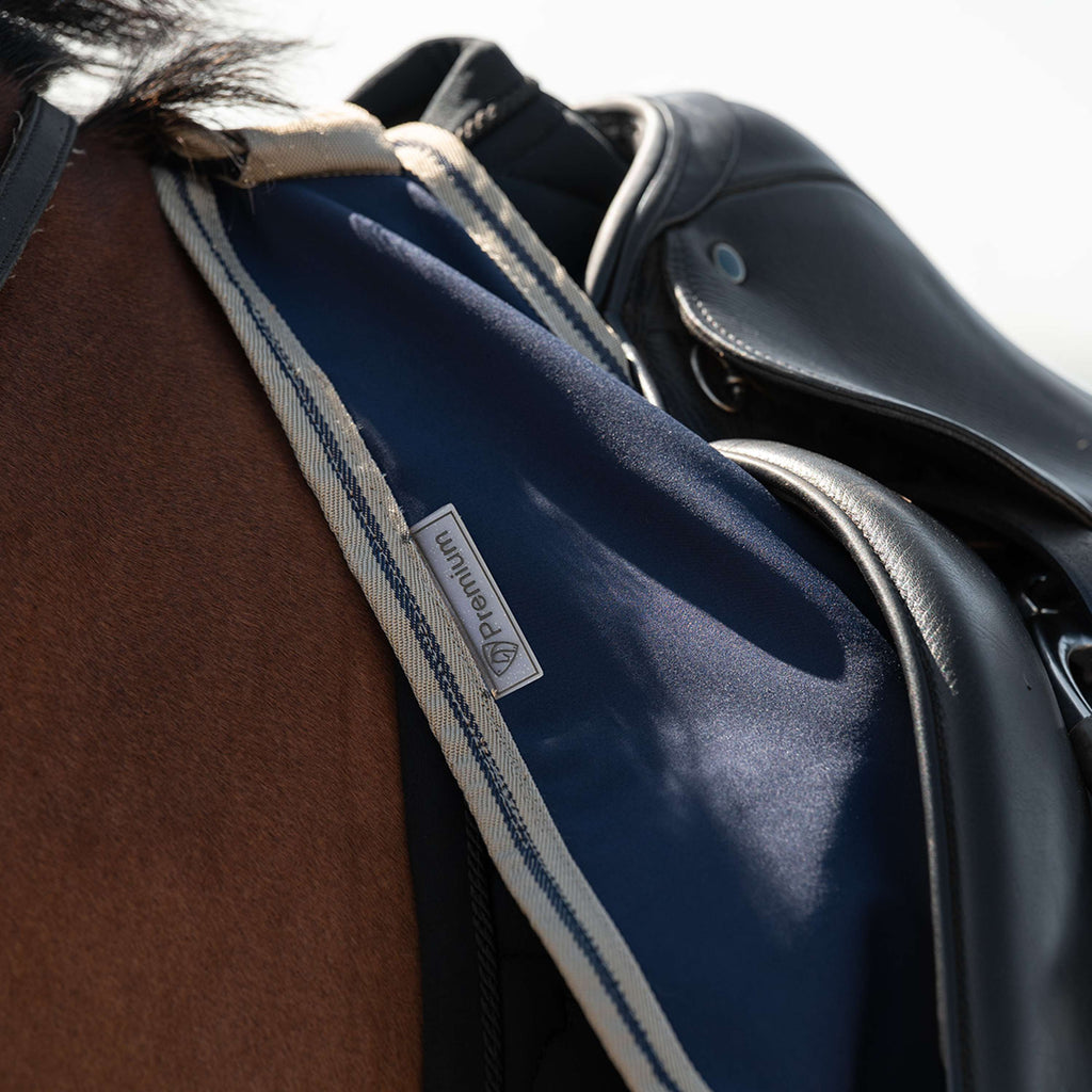 Velder Horsewear Essentials Couvre-reins Navy/Dune