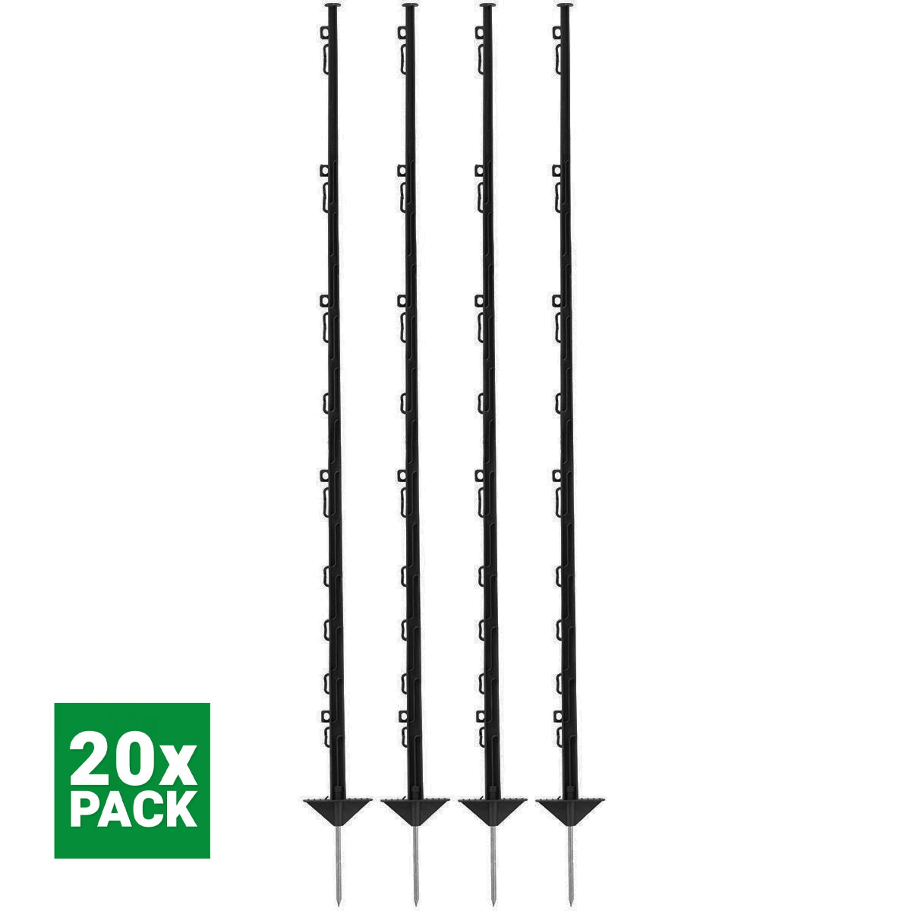 Agradi Power Piquet de Prairie Classic 150cm 20 Pièces Noir