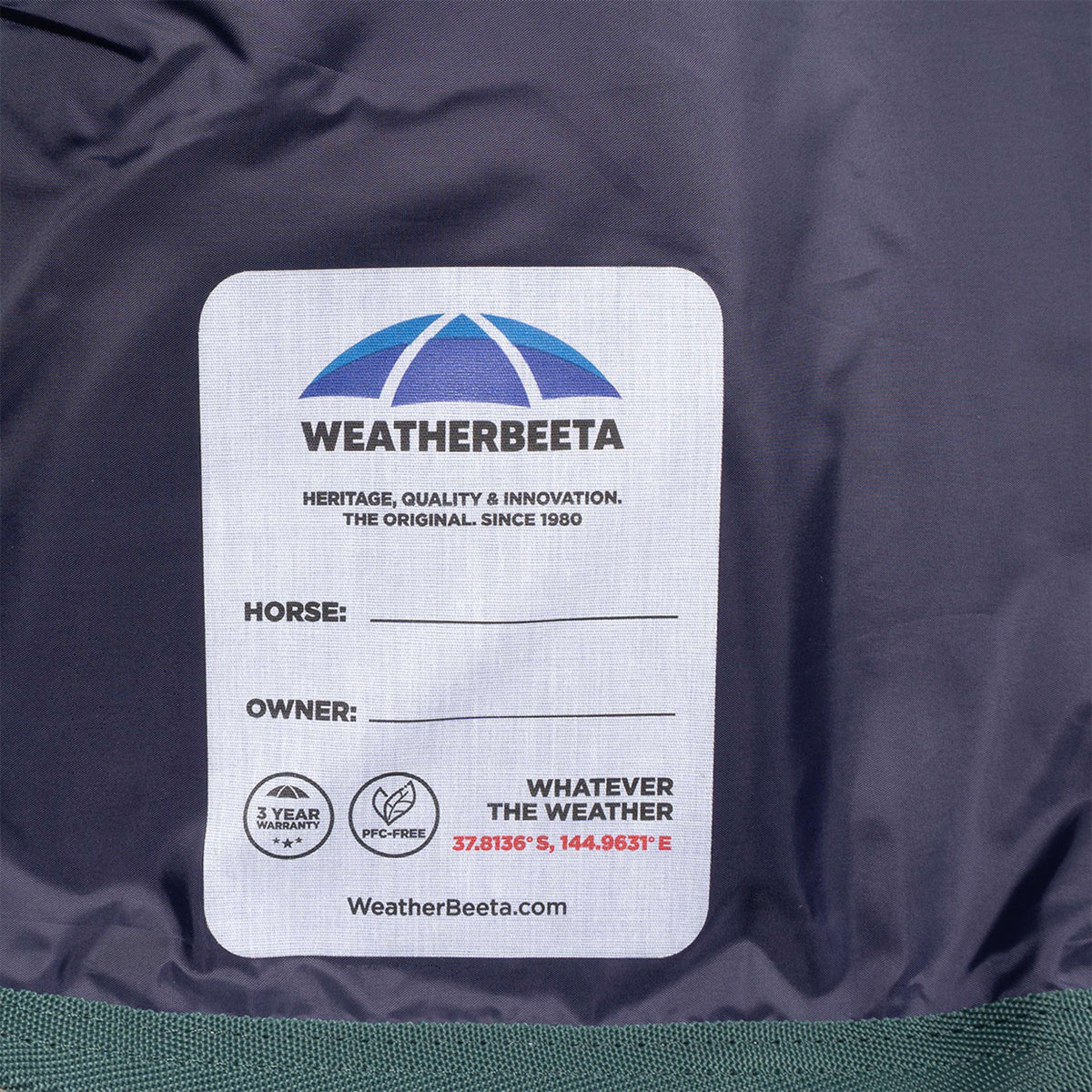 WeatherBeeta ComFiTec Plus Dynamic Turnout Detach-A-Neck 0g Navy/Forest Green