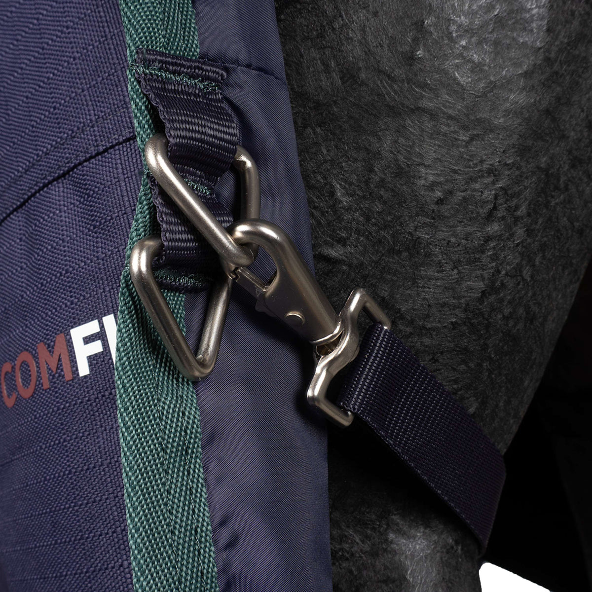 WeatherBeeta ComFiTec Plus Dynamic Turnout High Neck 100g Navy/Forest Green