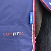 WeatherBeeta ComFiTec Essential Turnout Detach-A-Neck 50g Marine/Bordeaux