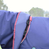 WeatherBeeta ComFiTec Essential Turnout Detach-A-Neck 50g Marine/Bordeaux