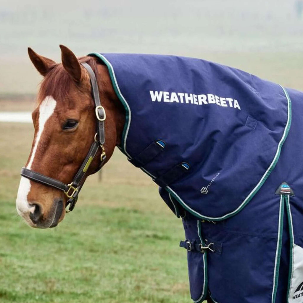 WeatherBeeta Couvre-Cou ComFiTec Plus Dynamic Turnout 100g Navy/Forest Green