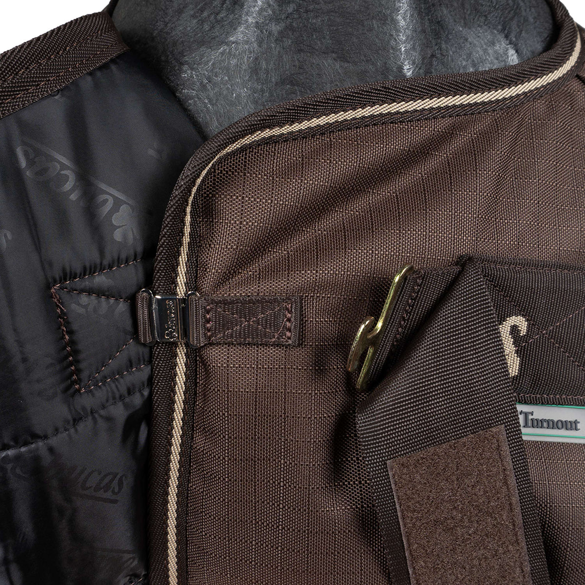 Bucas Irish Turnout 300g avec le cou Espresso