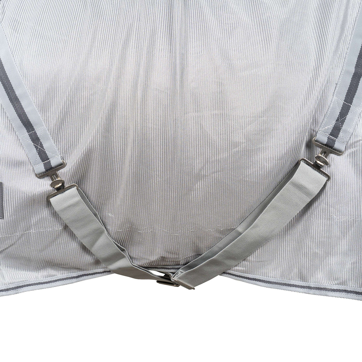 Waldhausen Couverture Anti-Mouches Protect avec Cou Indépendant Gris argenté/Gris