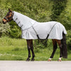 Waldhausen Couverture Anti-Mouches Protect avec Cou Indépendant Gris argenté/Gris