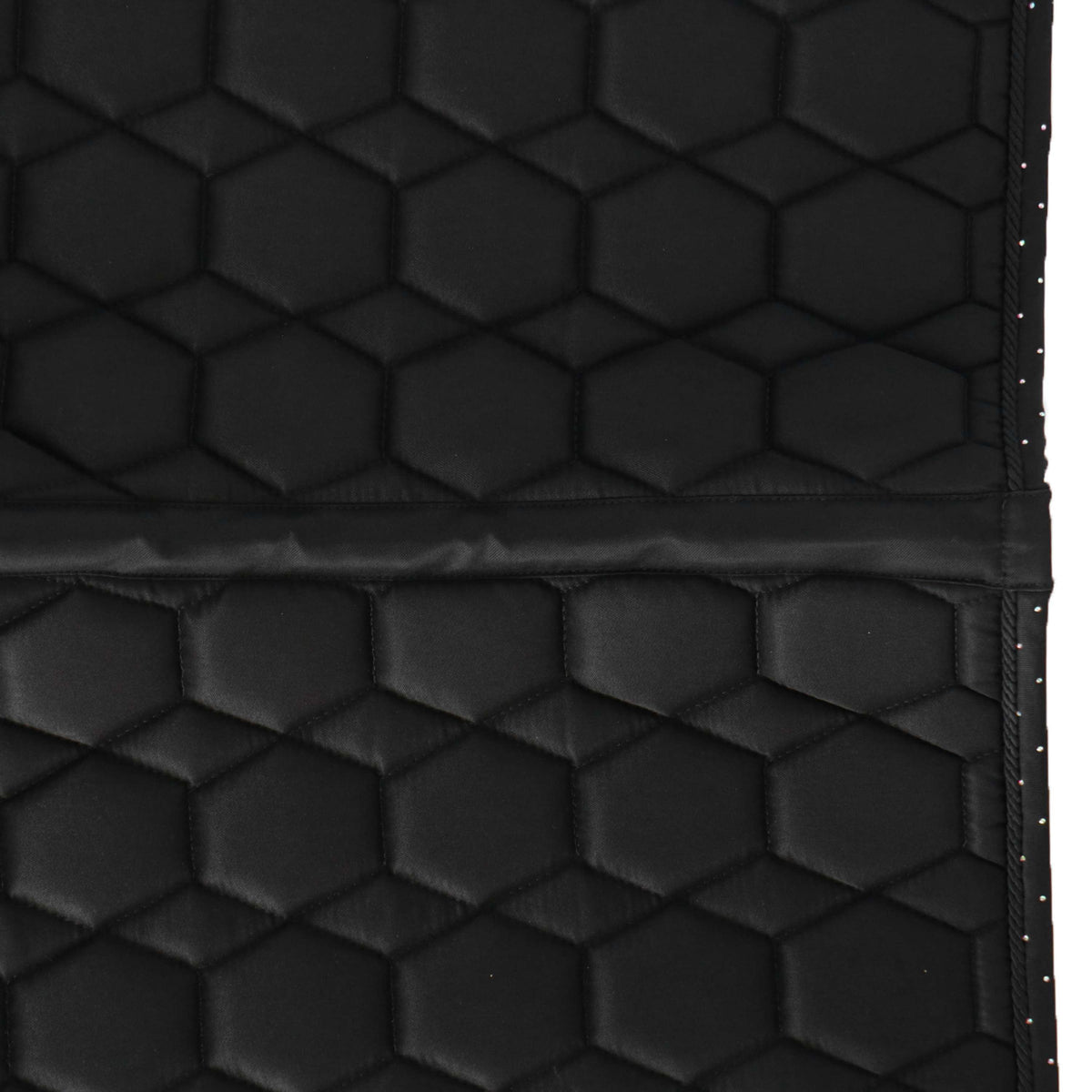 Montar Tapis de Selle Holographic de Saut Noir