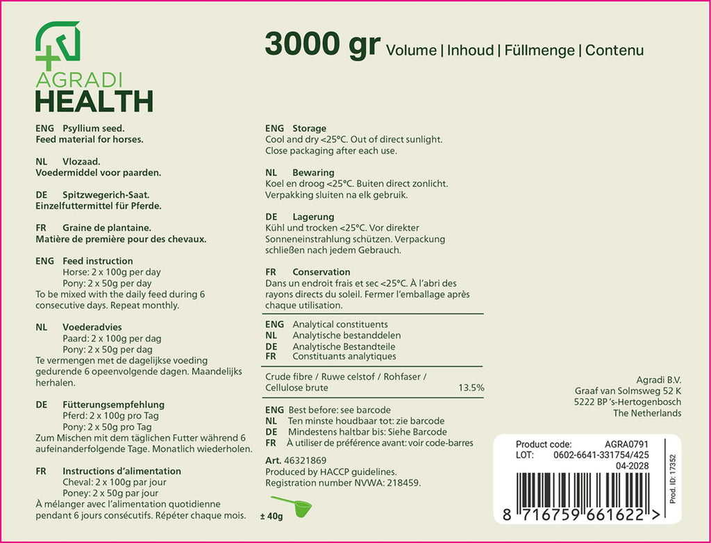Agradi Health Psyllium