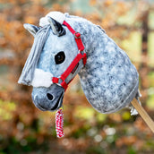 LeMieux Hobby Horse Christmas Headcollar & Leadrope Rouge