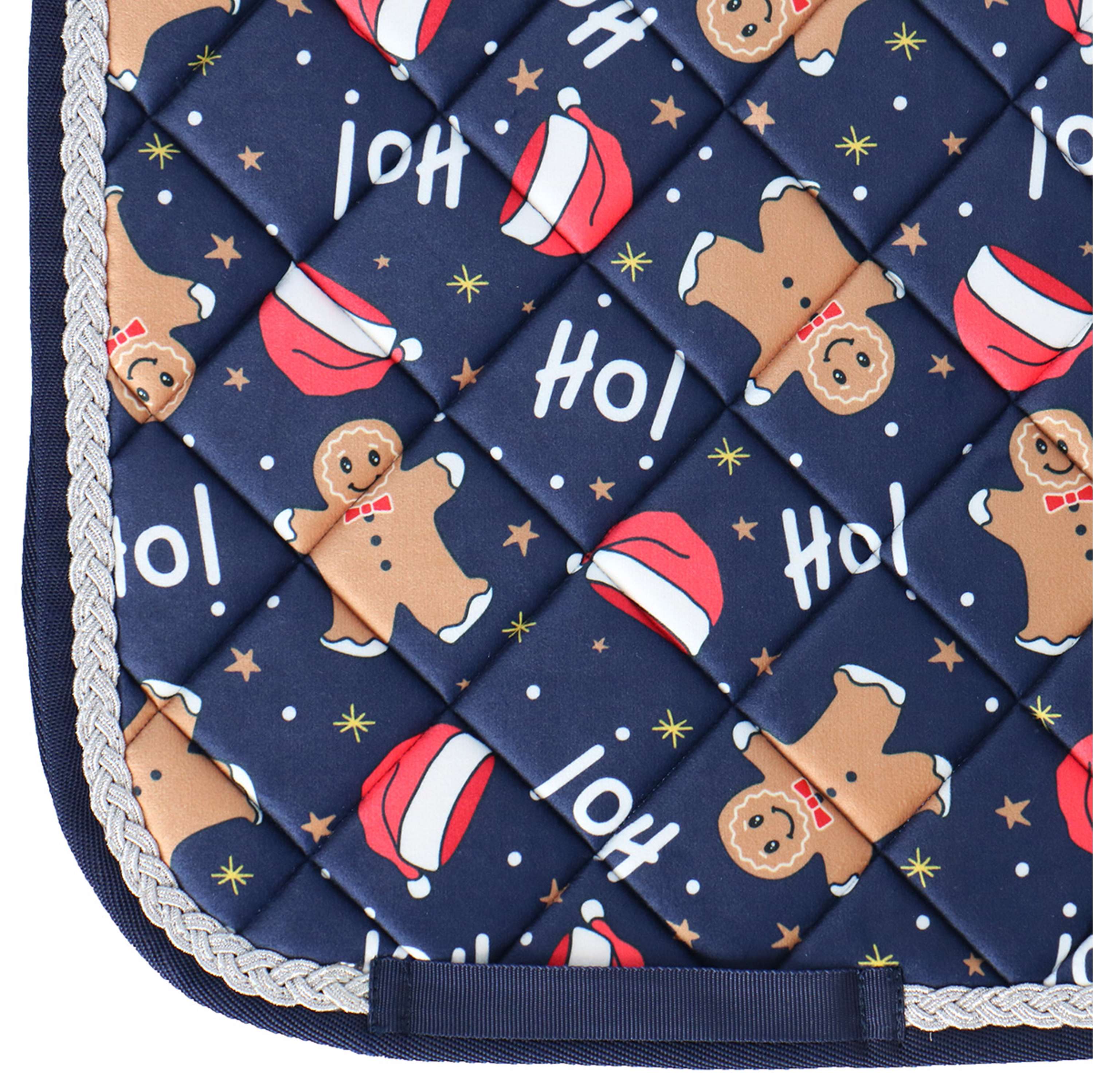 HKM Tapis de Selle X-Mas Dressage Bleu Foncé
