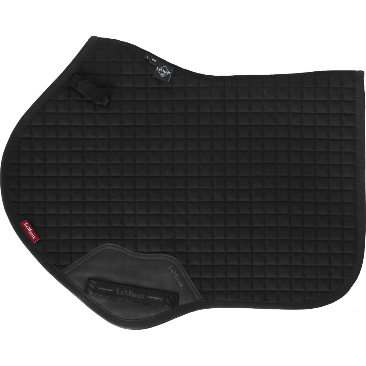 LeMieux Tapis de Selle Cotton Square Close Contact Noir