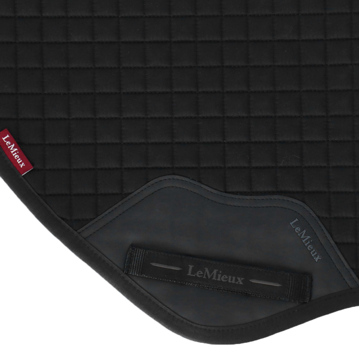 LeMieux Tapis de Selle Cotton Square Close Contact Noir