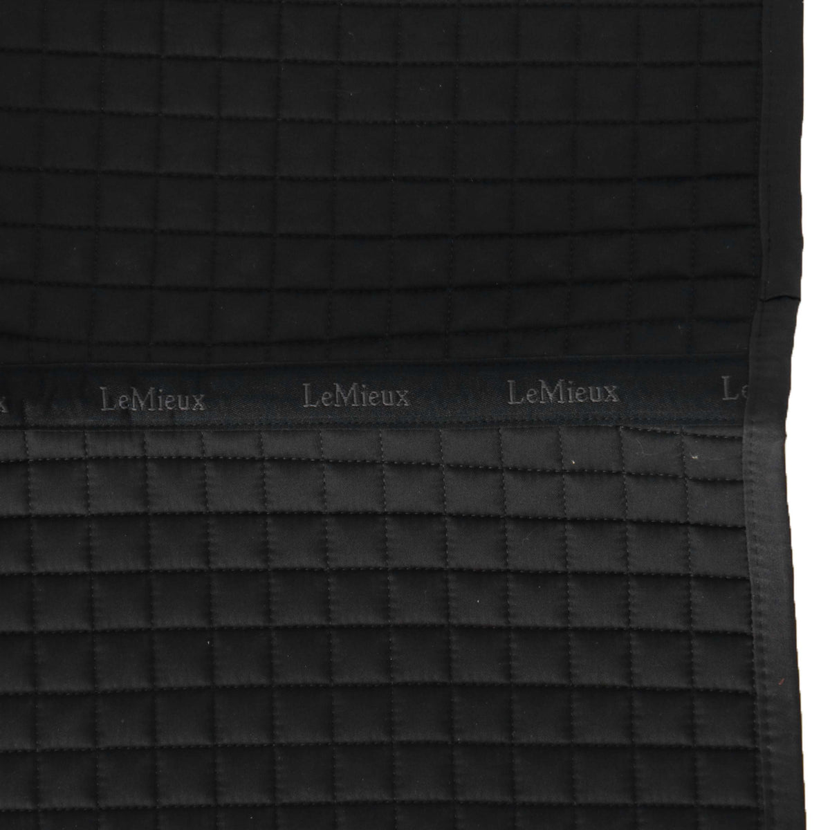 LeMieux Tapis de Selle Cotton Square Close Contact Noir