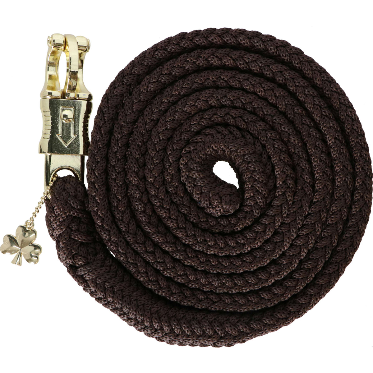 Bucas Corde pour Licol Comfort avec Crochet Panique Marron/Marron