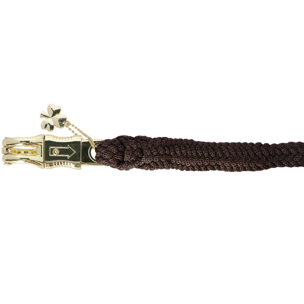Bucas Corde pour Licol Comfort avec Crochet Panique Marron/Marron