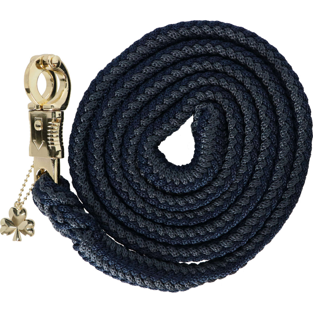 Bucas Corde pour Licol Show-Line Comfort avec Crochet Panique Marine/Gris