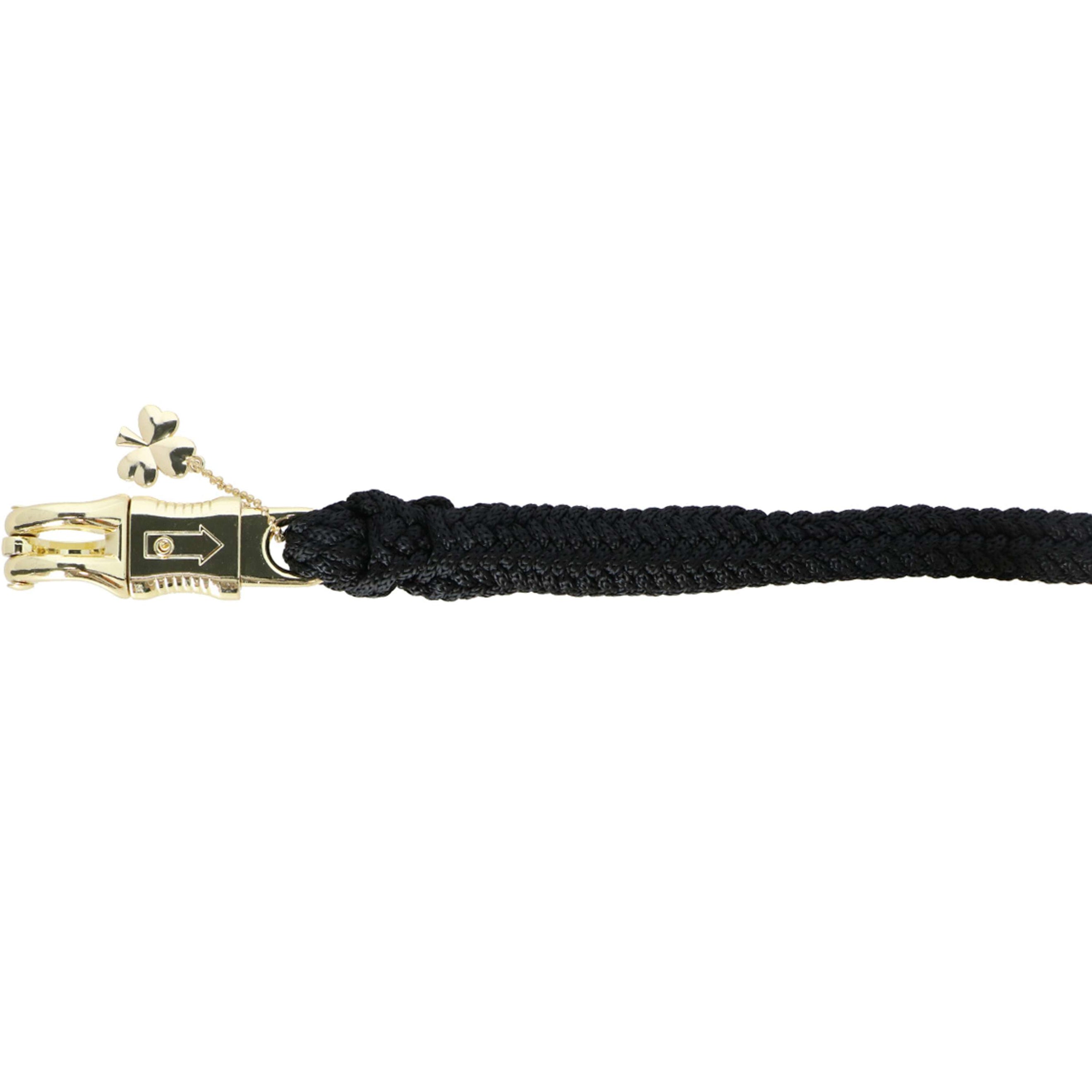 Bucas Corde pour Licol Comfort avec Crochet Panique Noir/Noir Bucas Corde pour Licol Comfort avec Crochet Panique Noir/Noir