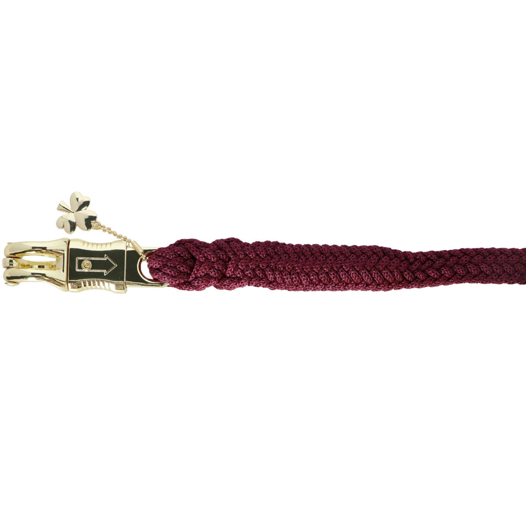 Bucas Corde pour Licol Show-Line Comfort avec Crochet Panique Bordeaux