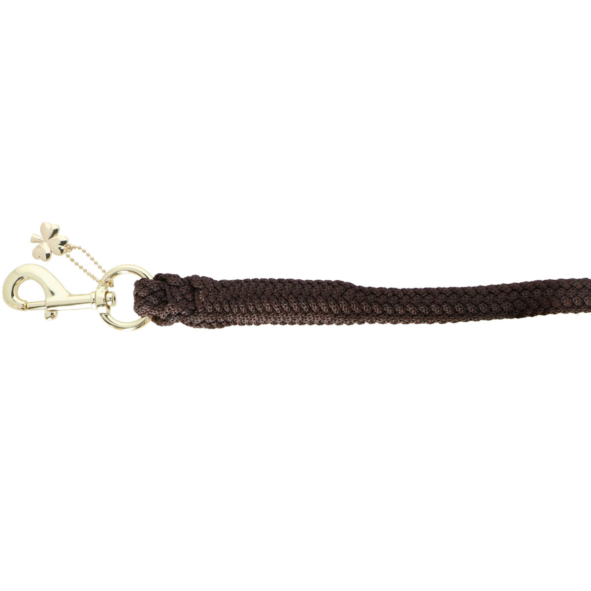 Bucas Corde pour Licol Comfort avec Mousqueton Marron/Marron