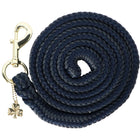 Bucas Corde pour Licol Show-Line avec Mousqueton Marine/Gris