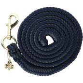 Bucas Corde pour Licol Show-Line avec Mousqueton Marine/Gris