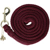 Bucas Corde pour Licol Show-Line avec Mousqueton Bordeaux