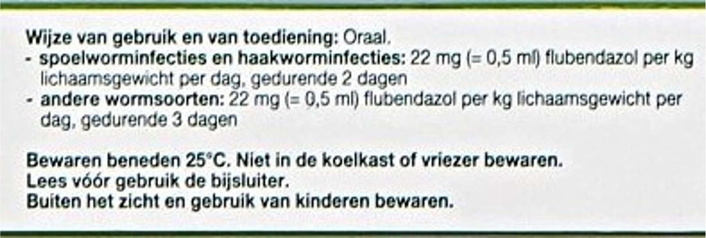 Flubenol KH Injecteur de pâte vermifuge Chien/Chat
