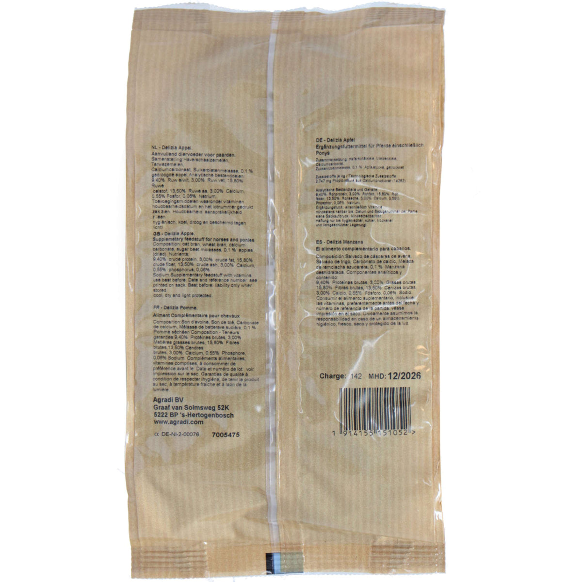 Agradi Horse Croquette de Récompense Pomme