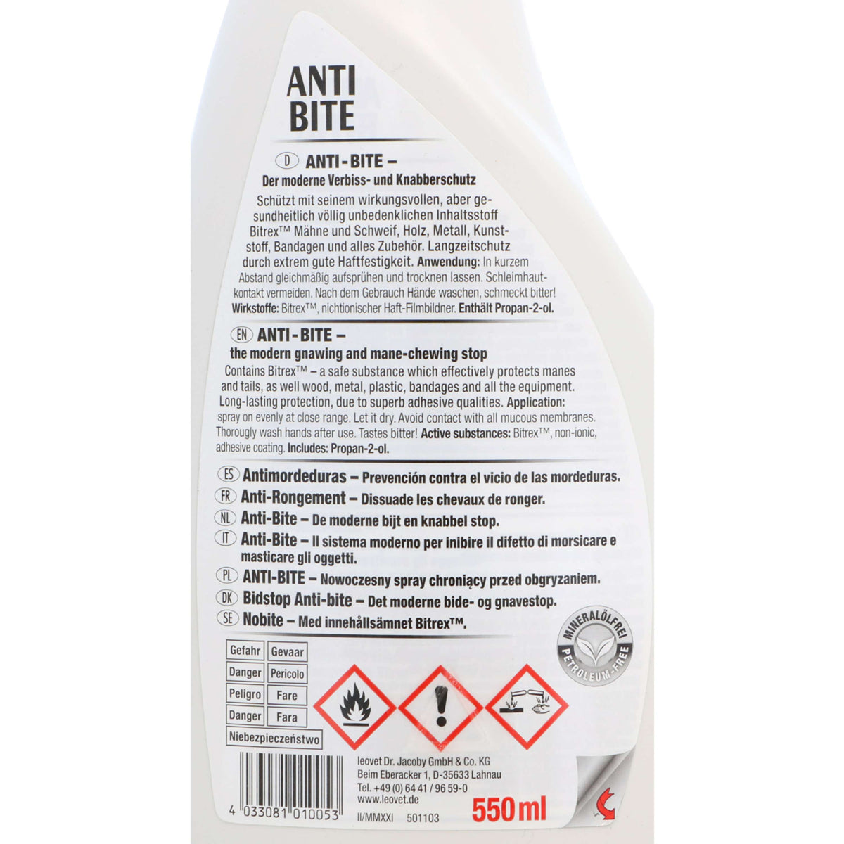 Leovet Spray Anti-Mordillage