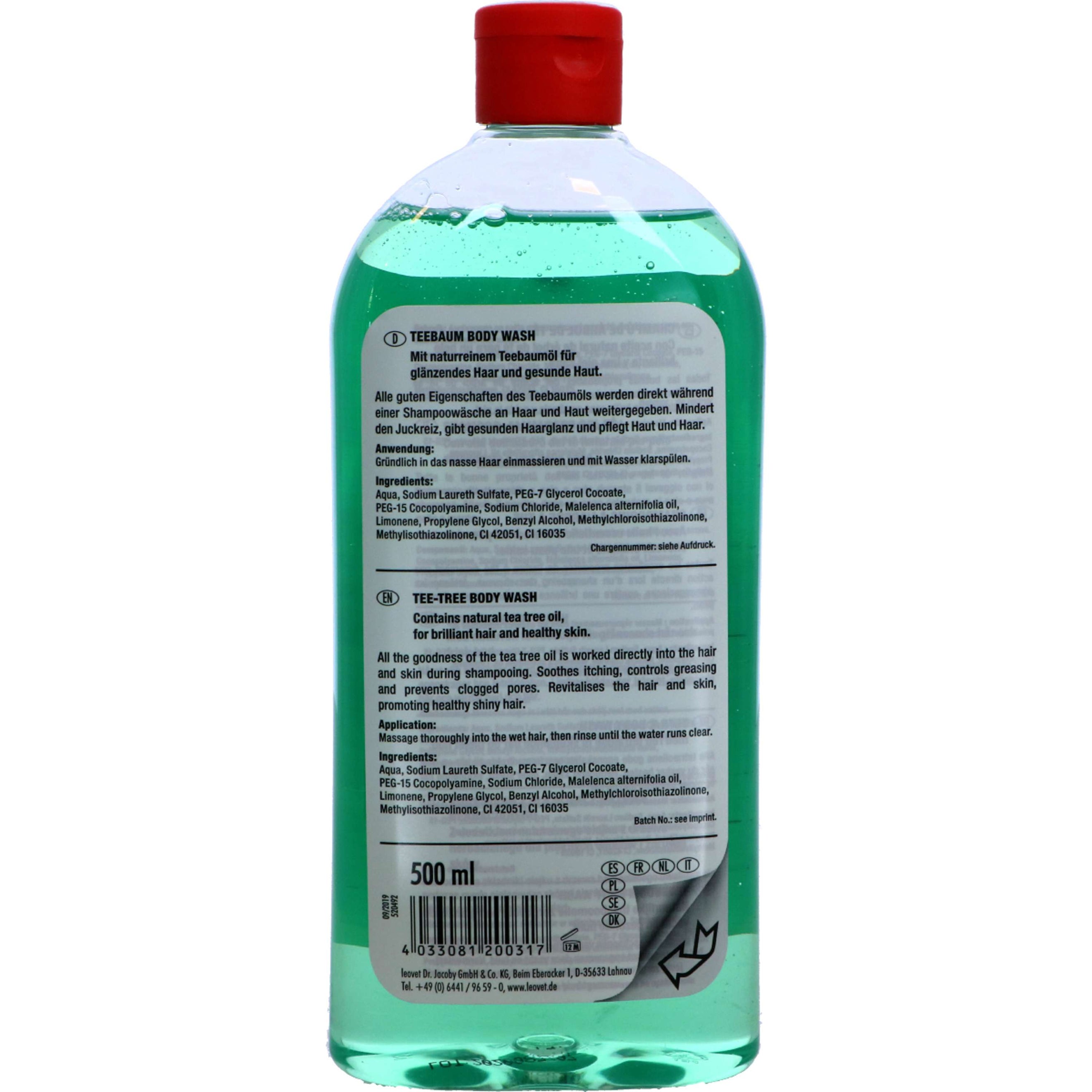 Leovet Shampooing à l'Arbre à Thé Leovet Shampooing à l'Arbre à Thé