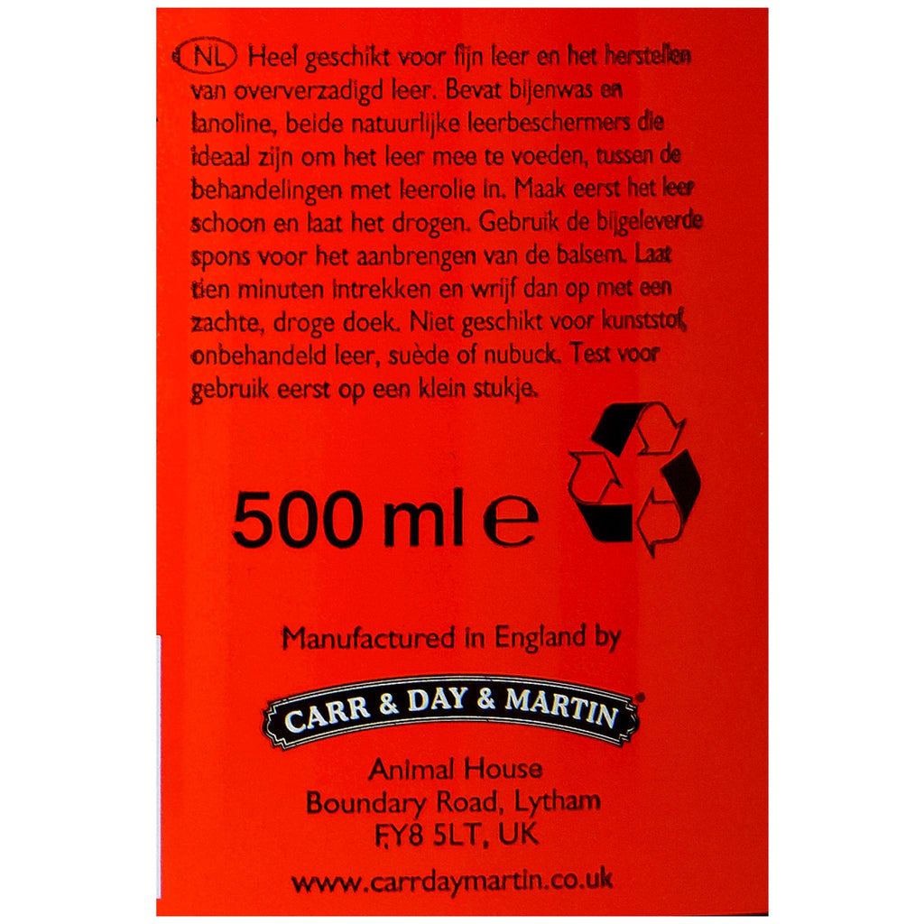 Carr & Day & Martin Baume pour Cuir Belvoir Conditioner
