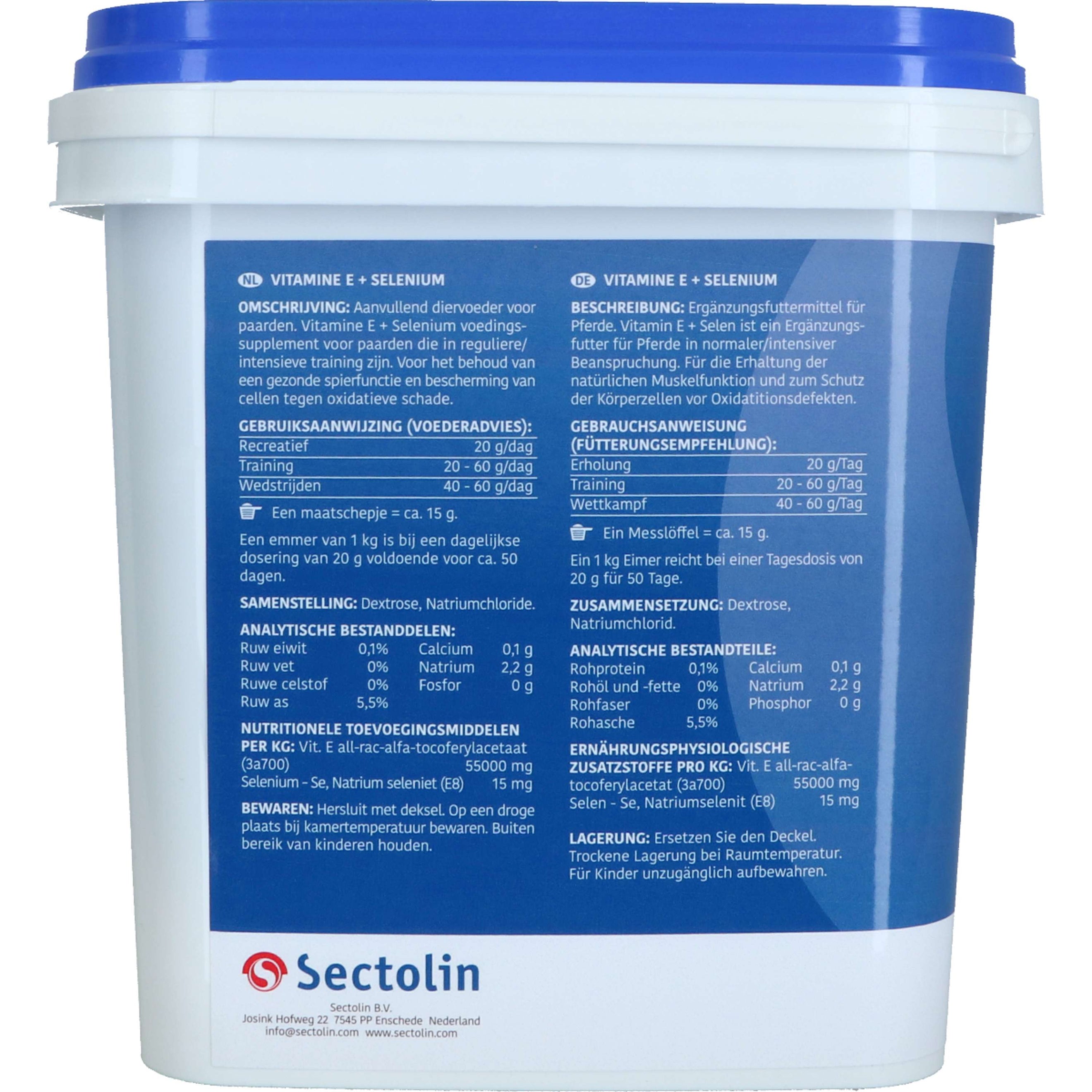 Sectolin Vitamine E + Sélénium Equivital