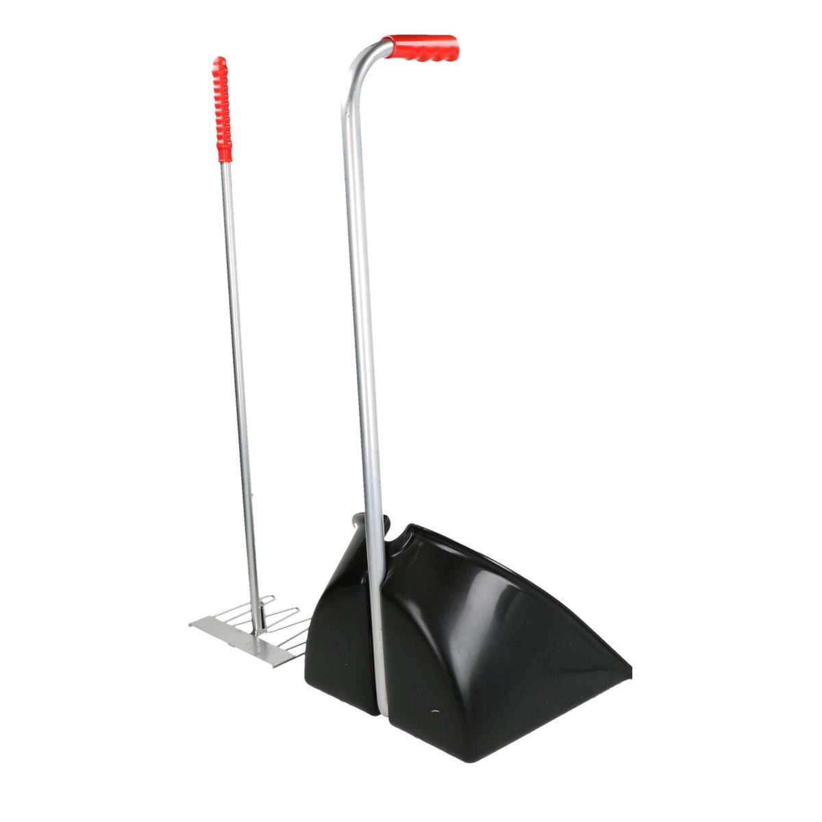 Kerbl Pelle et Râteau à Crottin Complete Noir