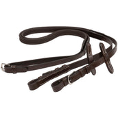 HKM Rênes avec Caoutchouc Marron