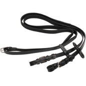 HKM Rênes avec Caoutchouc Noir