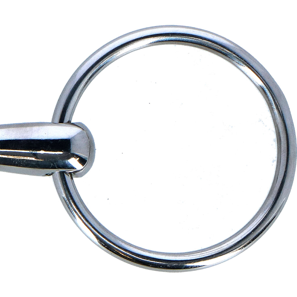 HKM Mors de Filet Double Brisure Acier Inoxydable 16mm RVS