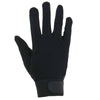 Covalliero Gants d'équitation de coton Jersey Noir