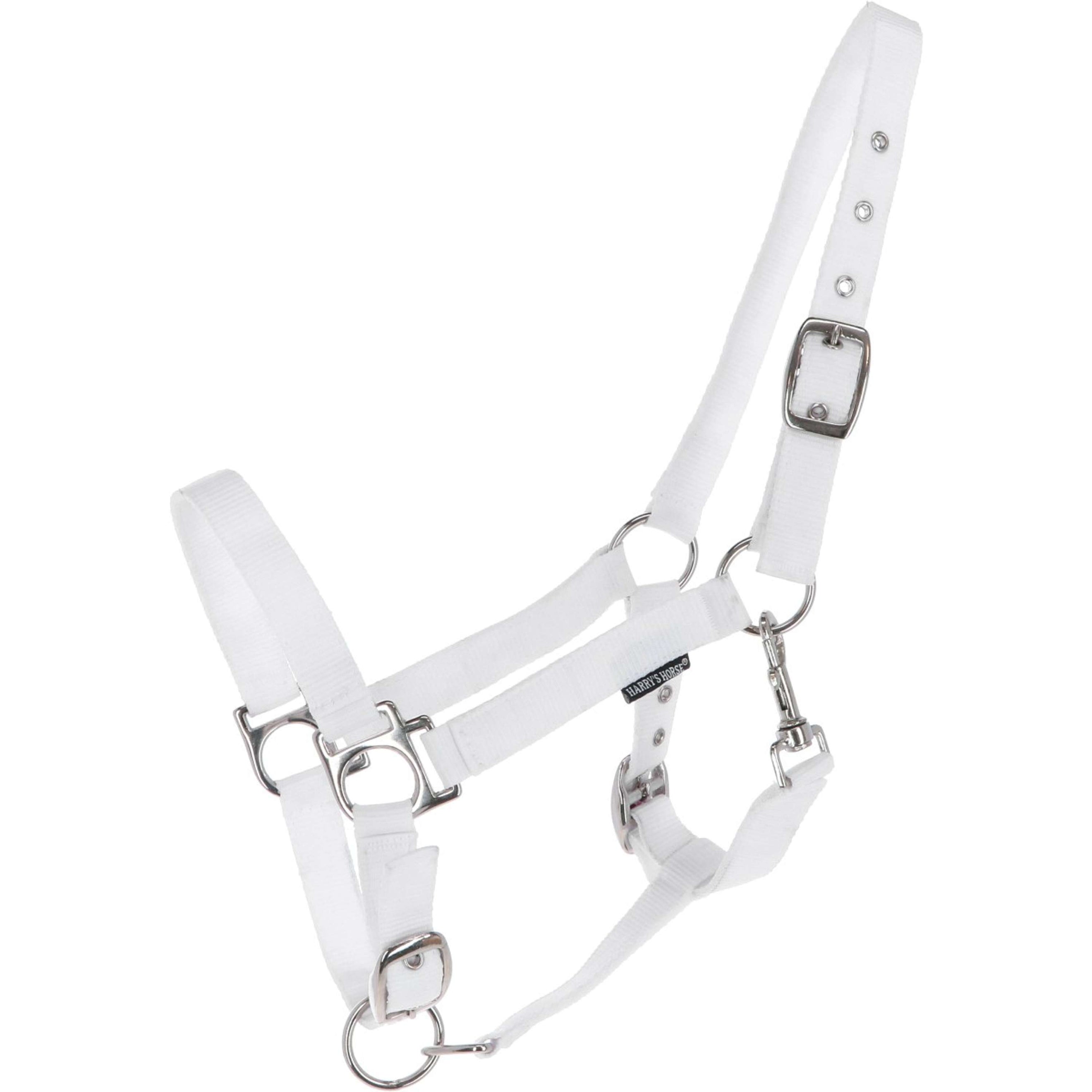 Harry's Horse Licol 3x Réglable Blanc Harry's Horse Licol 3x Réglable Blanc