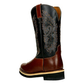 HKM Botte Western -Softy Cow- Marron